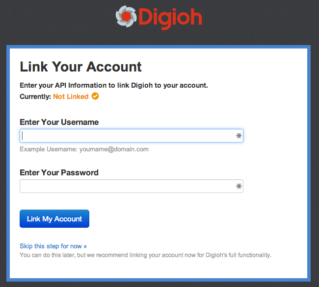 Connect your Digioh and iContact Accounts